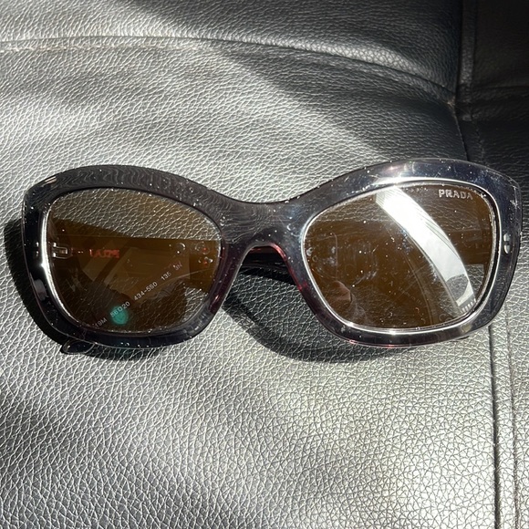 Beautiful Authentic Prada Cat Eye Sunglasses.  EUC. - Picture 7 of 7